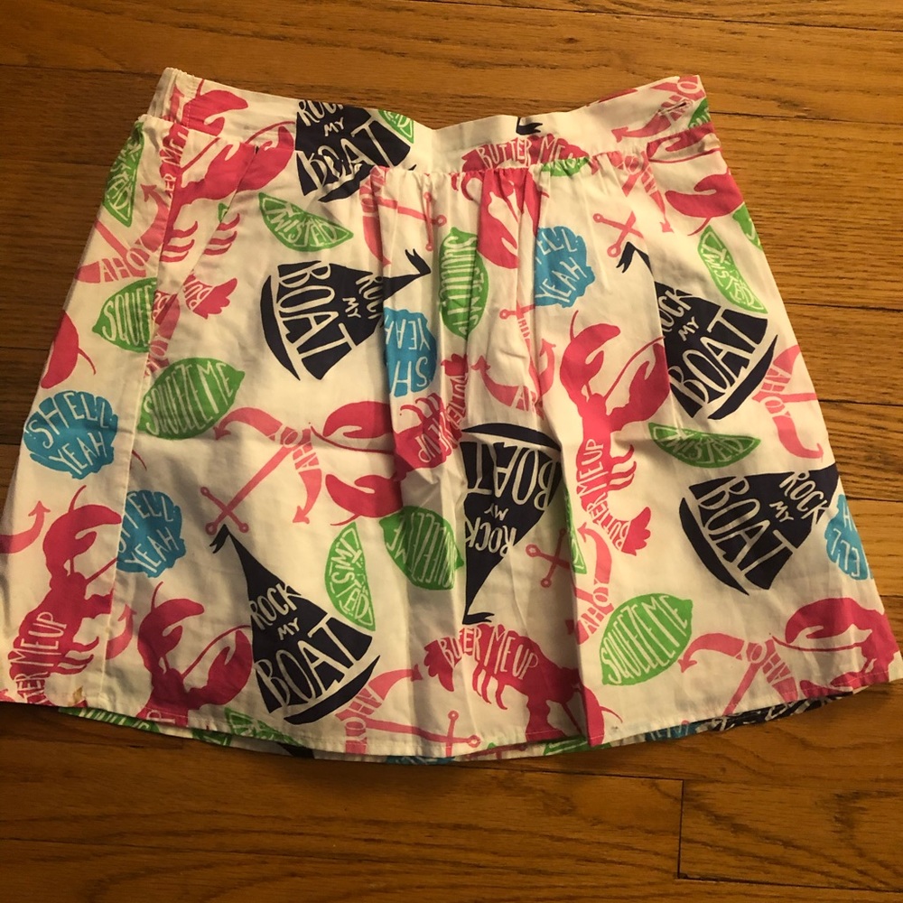 lilly pulitzer xs skirt used